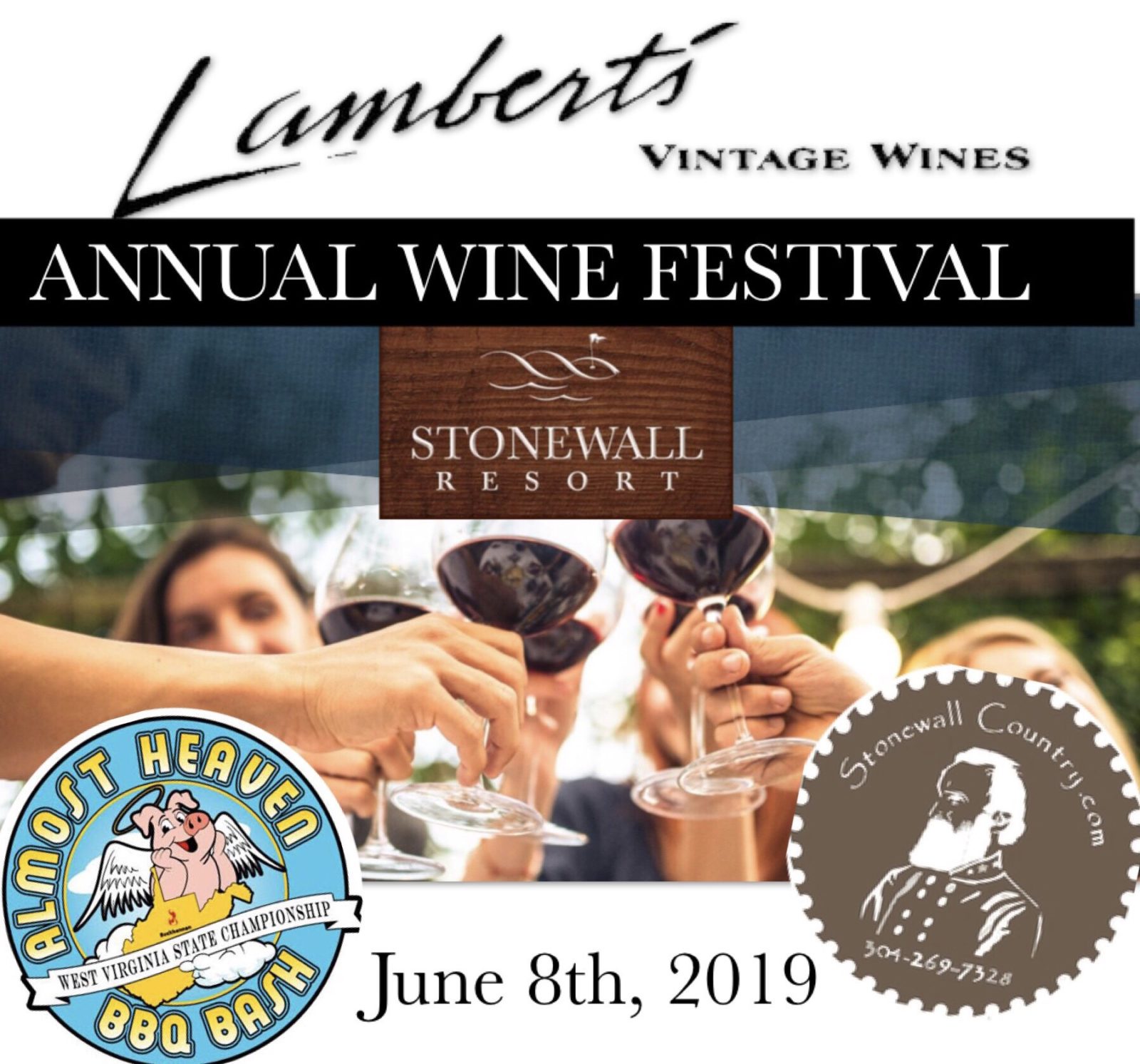 2019 Annual Wine Festival at Stonewall Resort & Almost Heaven BBQ Bash